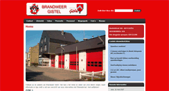 Desktop Screenshot of brandweergistel.be